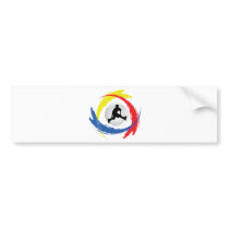 Rollerblading Tricolor Emblem