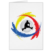 Rollerblading Tricolor Emblem