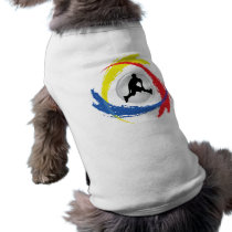 Rollerblading Tricolor Emblem