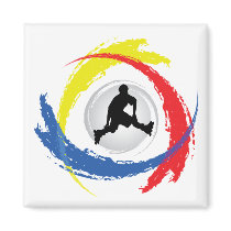 Rollerblading Tricolor Emblem
