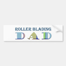 RollerBladingDad Bumper Sticker