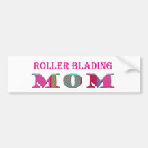 RollerBladingMom Bumper Stickers
