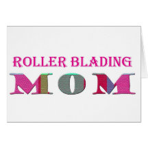 RollerBladingMom Greeting Cards