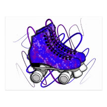 Rollerskates Post Card