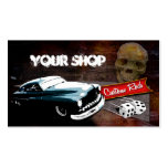 Rollin' Bones Hot Rods Business Card Template