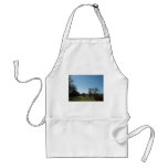 Rolling meadow and trees cooking apron