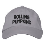 "Rolling Pumpkins" Adjustable Cap embroidered hats