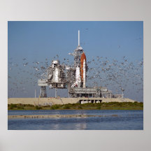 Rollout of Space Shuttle Atlantis (STS-27) Posters