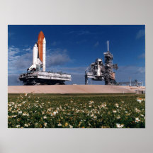 Rollout of Space Shuttle Columbia (STS-80) Posters