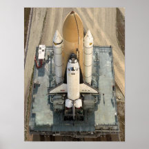 Rollout of Space Shuttle Columbia (STS-90) Poster