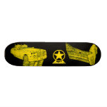 Rolls Phantom - Yellow Pop Art Skateboard #2