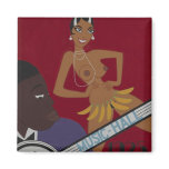 Rolly Crump Josephine Baker Magnet