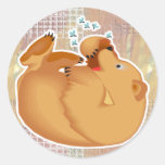 roly poly honey bear stickers