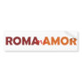 Roma mi Amor Rom meine Liebe Rome my Love Auto Aufkleber