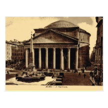 Roma, Pantheon Post Card