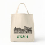 Roma, Rome... travel souvenir gifts Canvas Bag