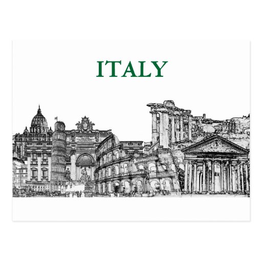 Roma, Rome... travel souvenir gifts Postcard