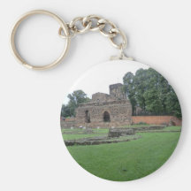 Roman Bathhouse in Leicester, England Keychain