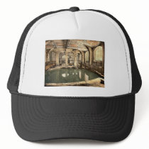 Roman Baths and Abbey, Circular Bath, Bath, Englan Hat