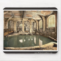 Roman Baths and Abbey, Circular Bath, Bath, Englan Mousepad