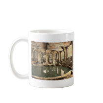 Roman Baths and Abbey, Circular Bath, Bath, Englan Coffee Mug