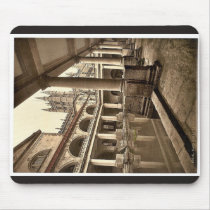 Roman Baths and Abbey, III, Bath, England classic Mousemats