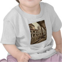 Roman Baths and Abbey, III, Bath, England classic Tee Shirts
