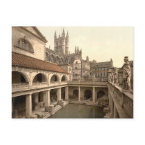 Roman Baths and Abbey IV, Bath, Somerset, England Postcards
