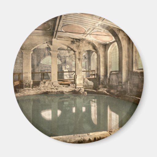 Roman Baths and Abbey V, Bath, Somerset, England Fridge Magnets