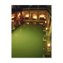 Roman Baths, Avon, England Postcard