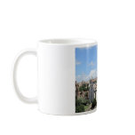 Roman Forum Church with Romanesque bell tower mugs
