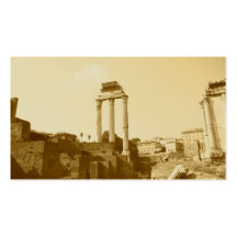 Roman Forum-Temple of Castor and Pollux Business Cards