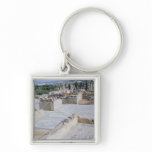 Roman ruins of the port of Emporion keychains