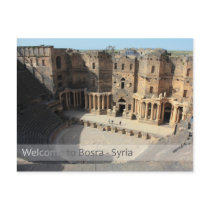 Roman theatre stage Bosra, Syria