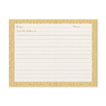 Roman Tiles Recipe Cards postcards