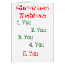 romance christmas card