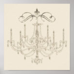 Romance with a Chandelier ~ Print / Poster