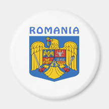 ROMANIA Coat Of Arms Magnets