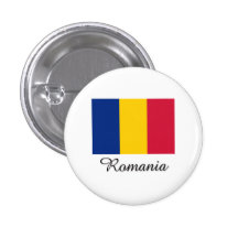 Romania Flag Design Pin