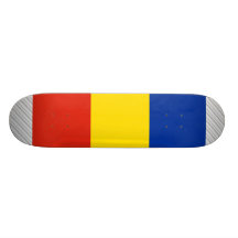 Romania Flag Skate Board Decks