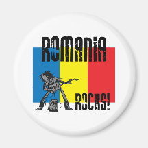 Romania Rocks Refrigerator Magnet