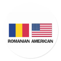 Romanian American stickers