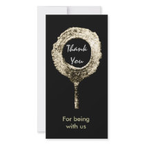 Romanic Mirror Photo Greeting Card