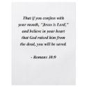 ROMANS 10:9 flyers