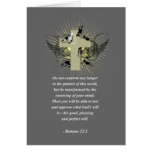 ROMANS 12:2 Bible Verse Cards