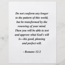 ROMANS 12:2 FULL COLOUR FLYER