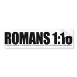 Romans 1:16 bumper sticker