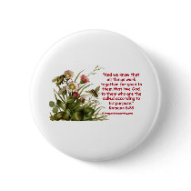 Romans 8:28 Bee Motif Pin