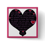 Romans 8:38-39 Heart  button
