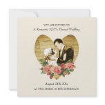 Romantic 1920's Themed Wedding Invitations